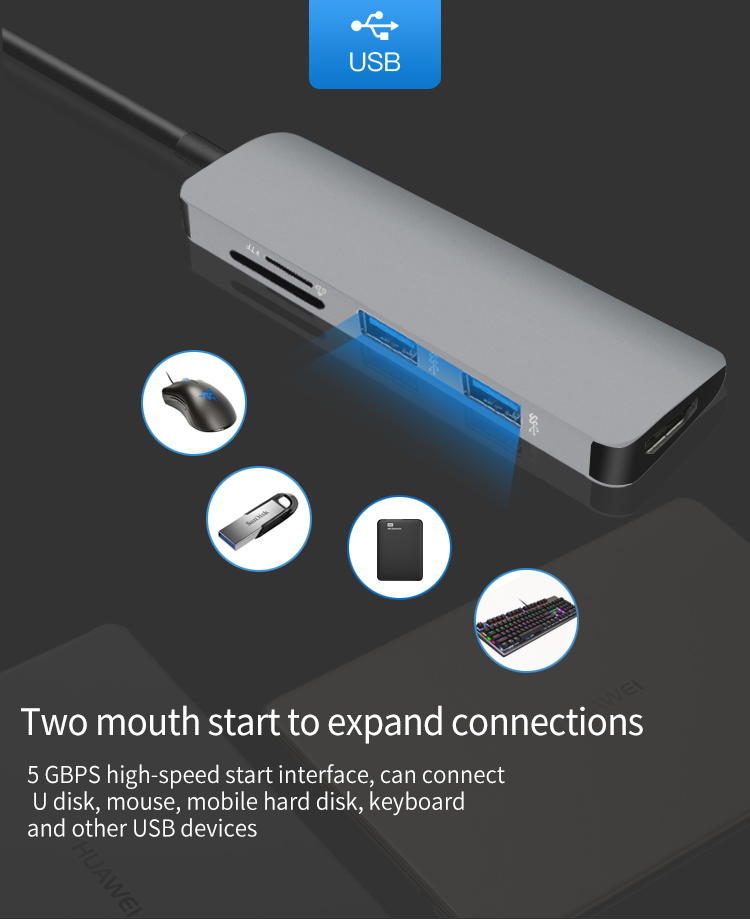 USB-C Computer/Phone Docking Station