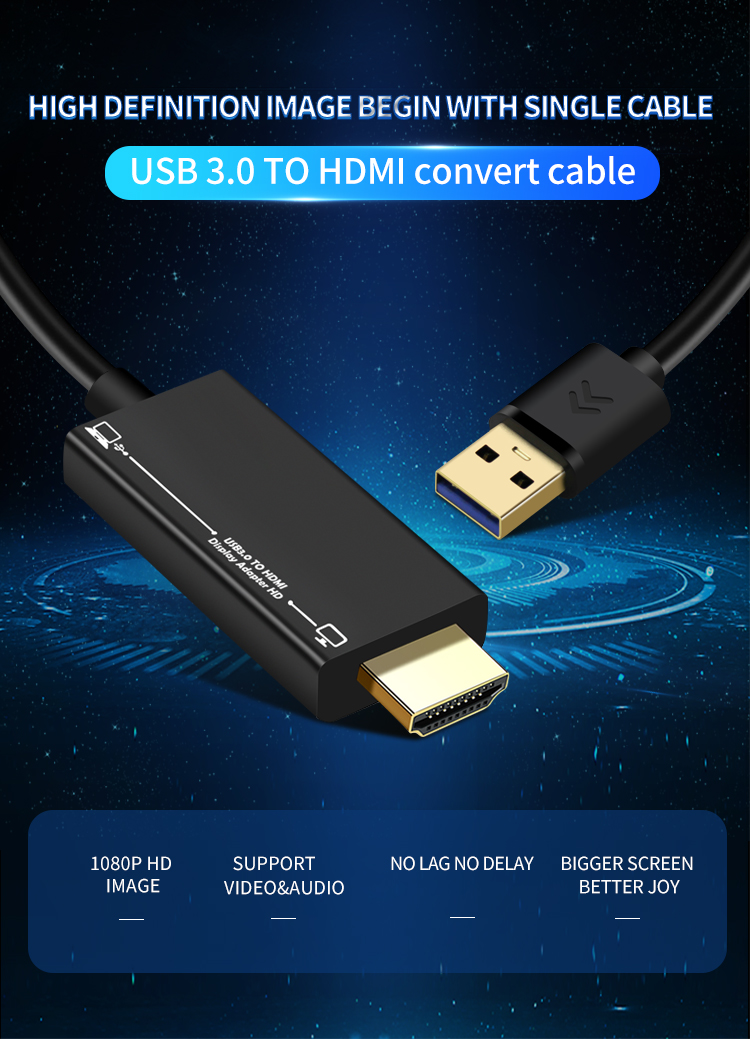 Start to turn HDMI video conversion line