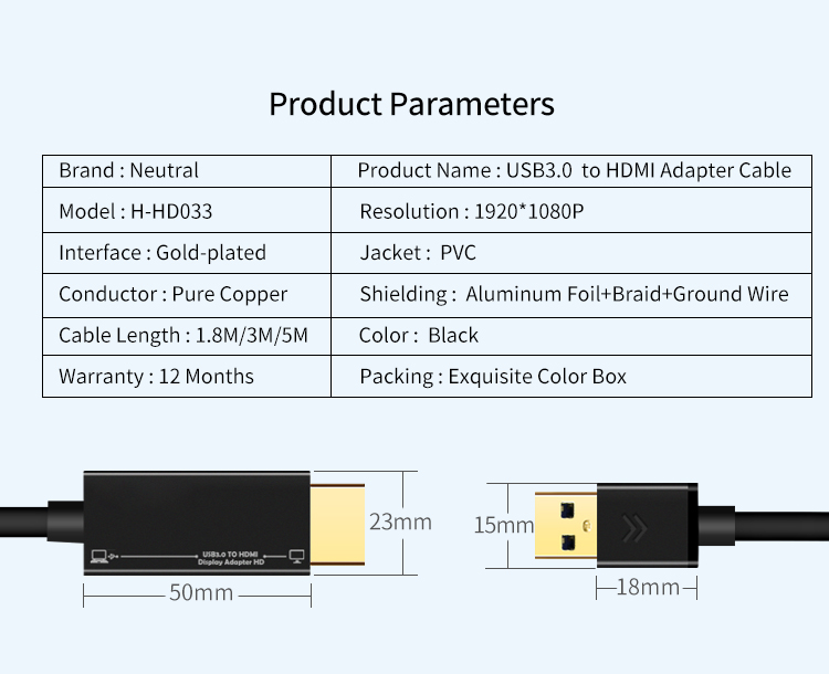 Start to turn HDMI video conversion line