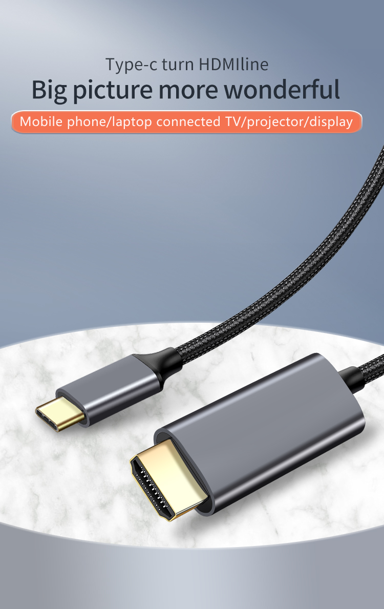 USB-C to HDMI HD video cable